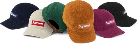 supreme 2001 gucci camp cap|Corduroy Camp Cap .